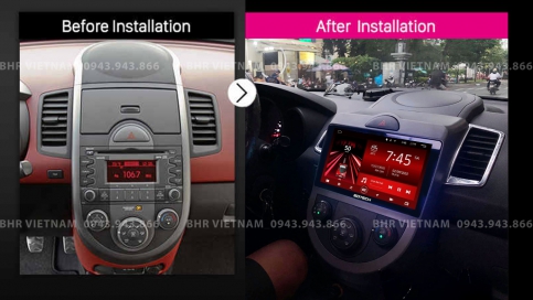 Màn hình DVD Android xe Kia Soul 2009 - 2012| Gotech GT6 New